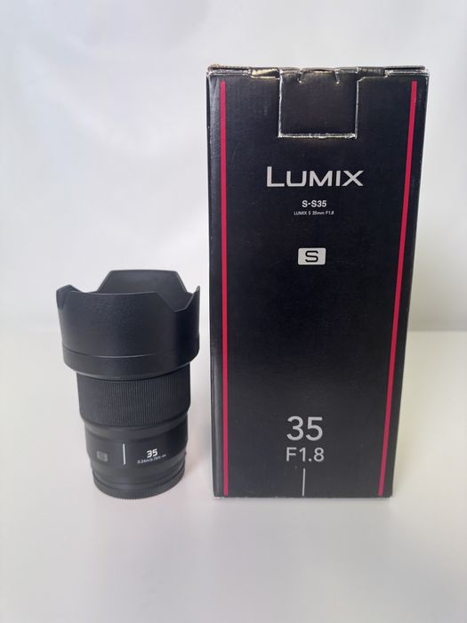 Obiektyw Lumix S 35mm f1.8 / Jak nowy / Panasonic / L Mount