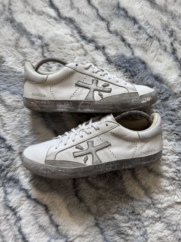 Кросівки кеди Premiata White Edition Leather