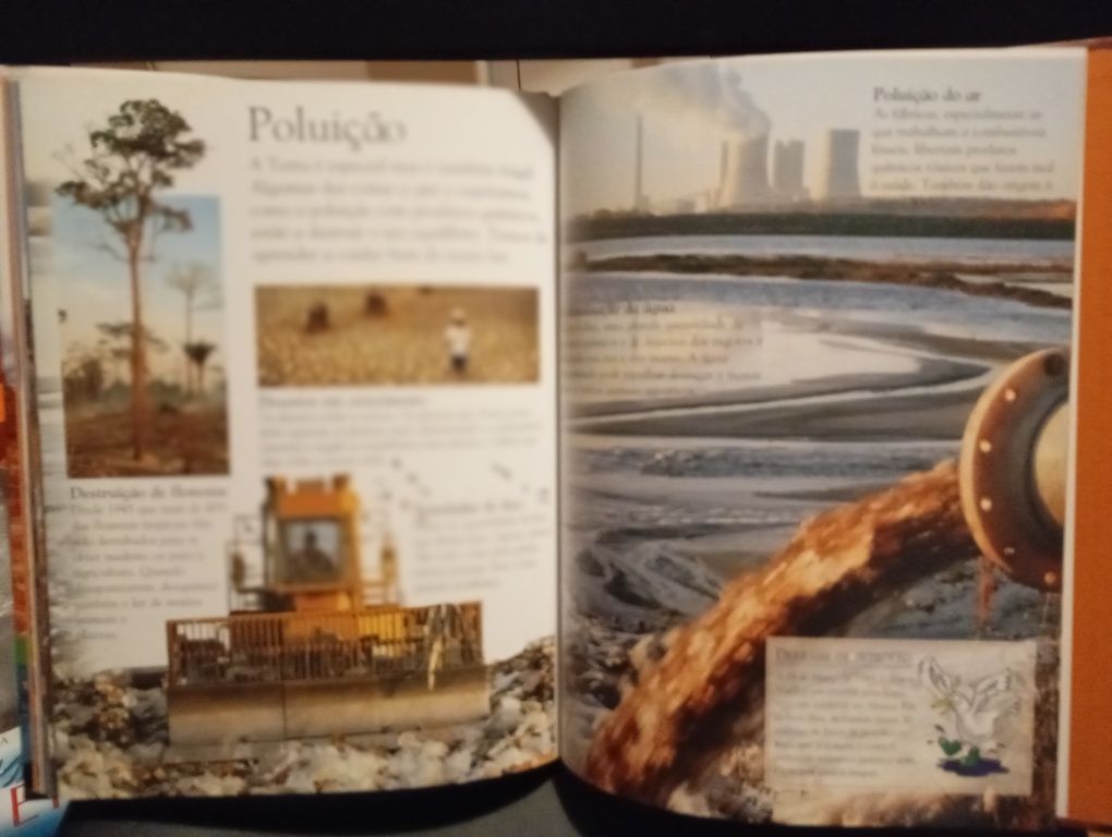 Livro " a terra - mundo fantástico"
