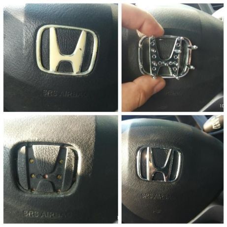Значок Эмблема значок на руль CR-V Jazz Honda Accord 7,8 Civic Новый!