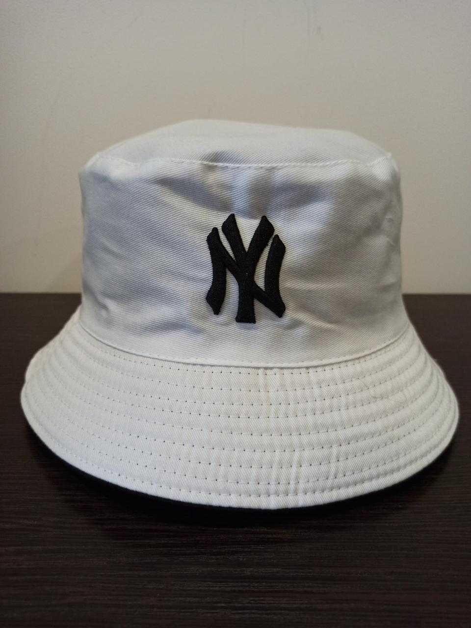 Панама Капелюх NY New York Yankees (Йорк Янкіз) двостороння чорна біла