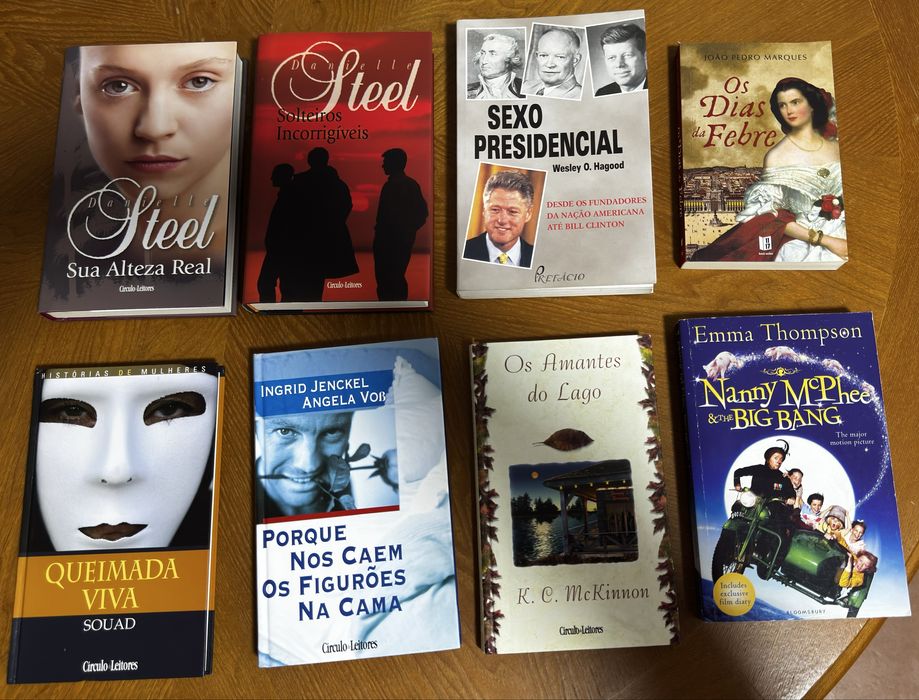 Livros varios titulos e autores