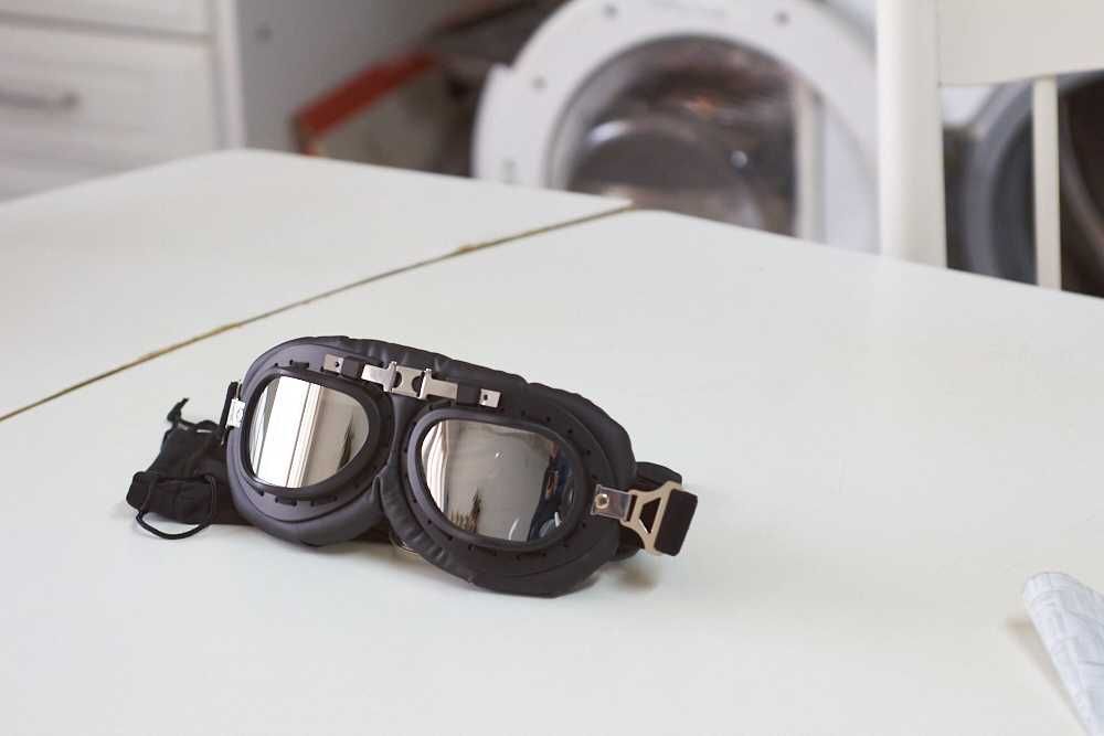 Oculos vintage motociclista Espelhados