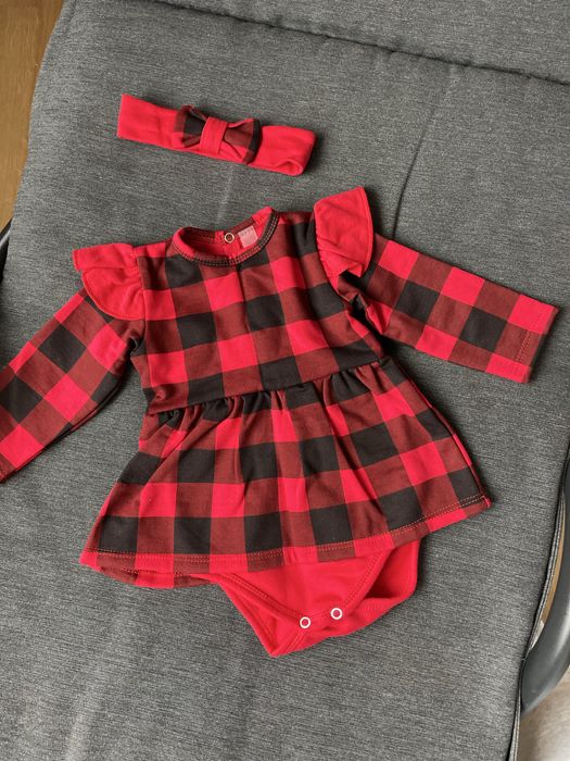 Новорічний боді для дівчинки, р.68