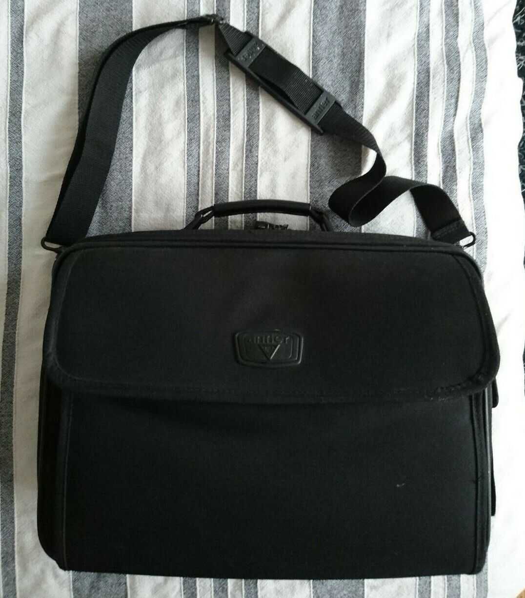 Antler Bolsa Preta Alça Laptop Ombro Maleta Black Shoulder Bag