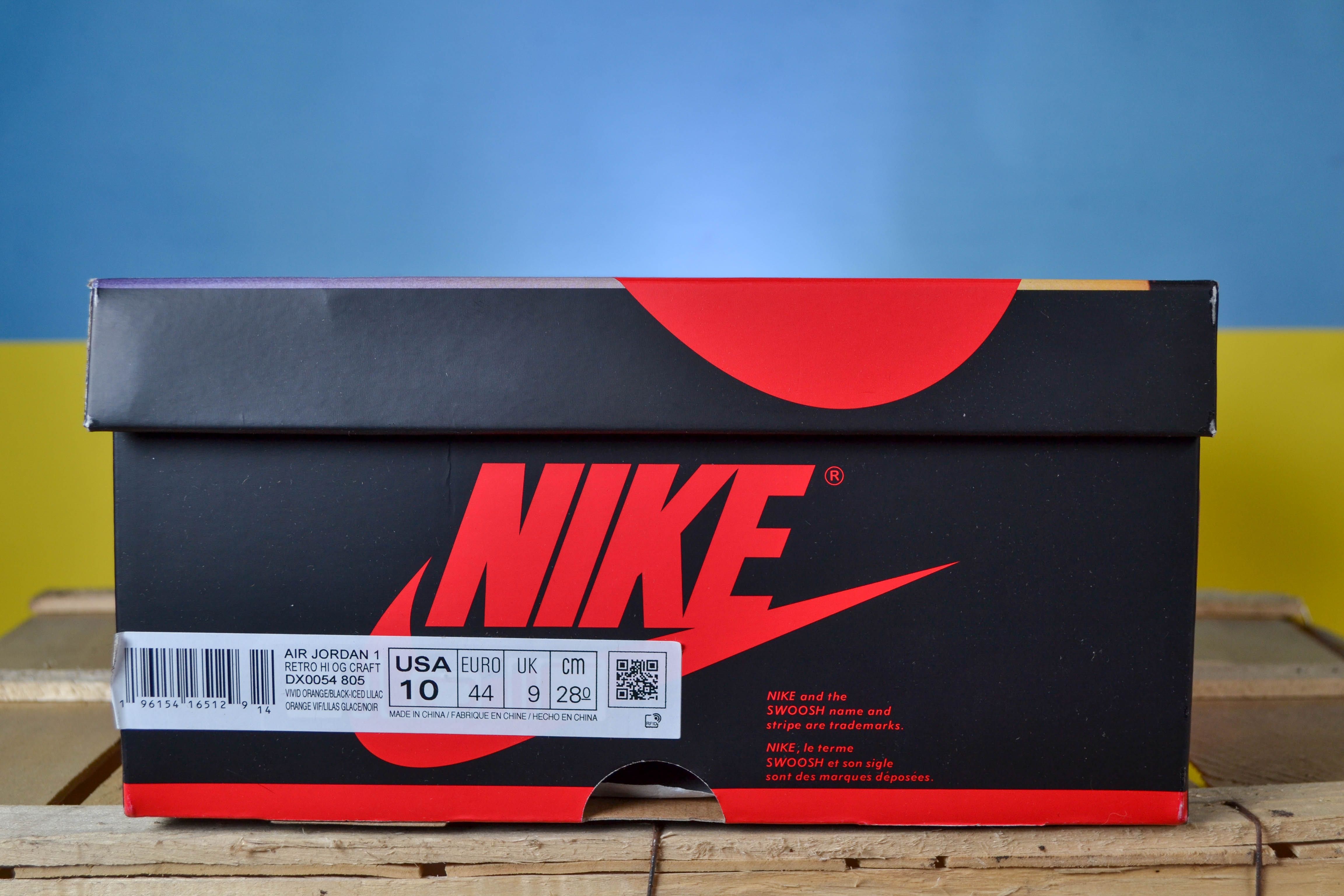 кросівки Nike Air Jordan 1 Retro Hi OG Craft 44 10 US оригінал джордан