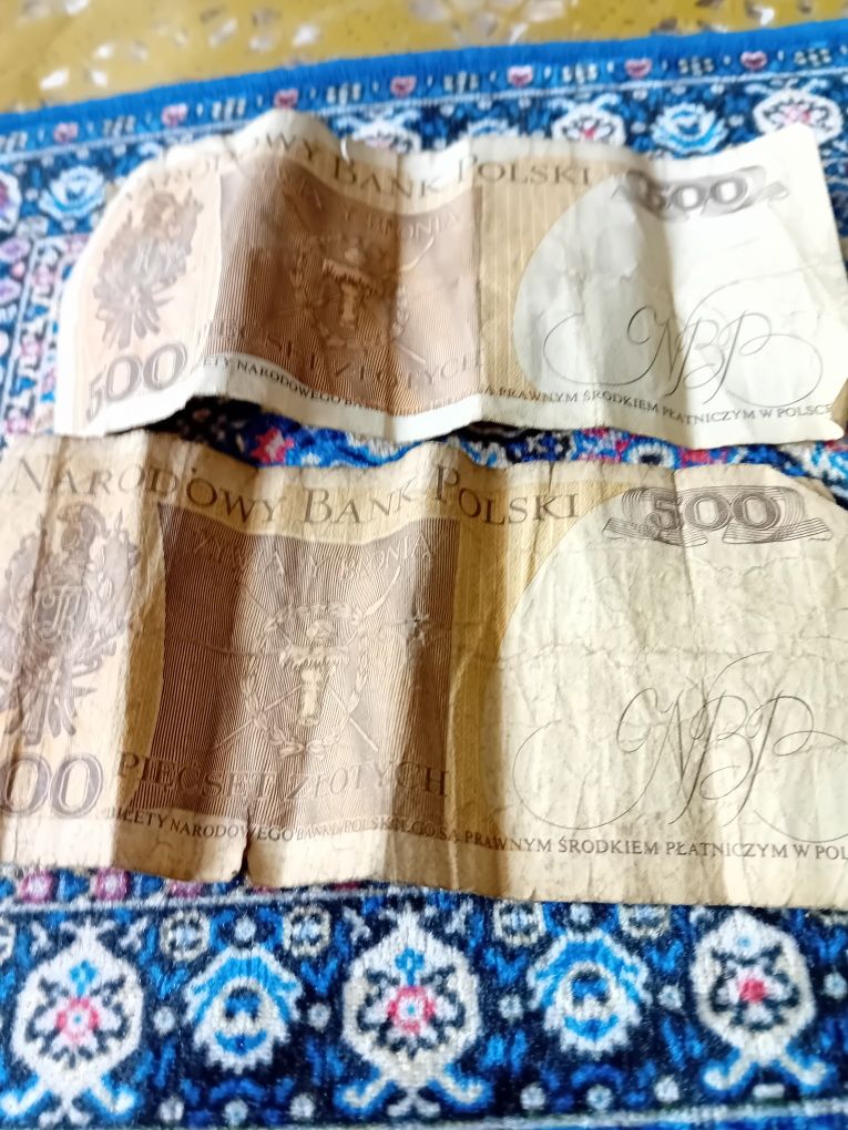 Banknoty 500zł tani okazja