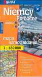 Niemcy Północne. Mapa samochodowa 1:650 000, praca zbiorowa