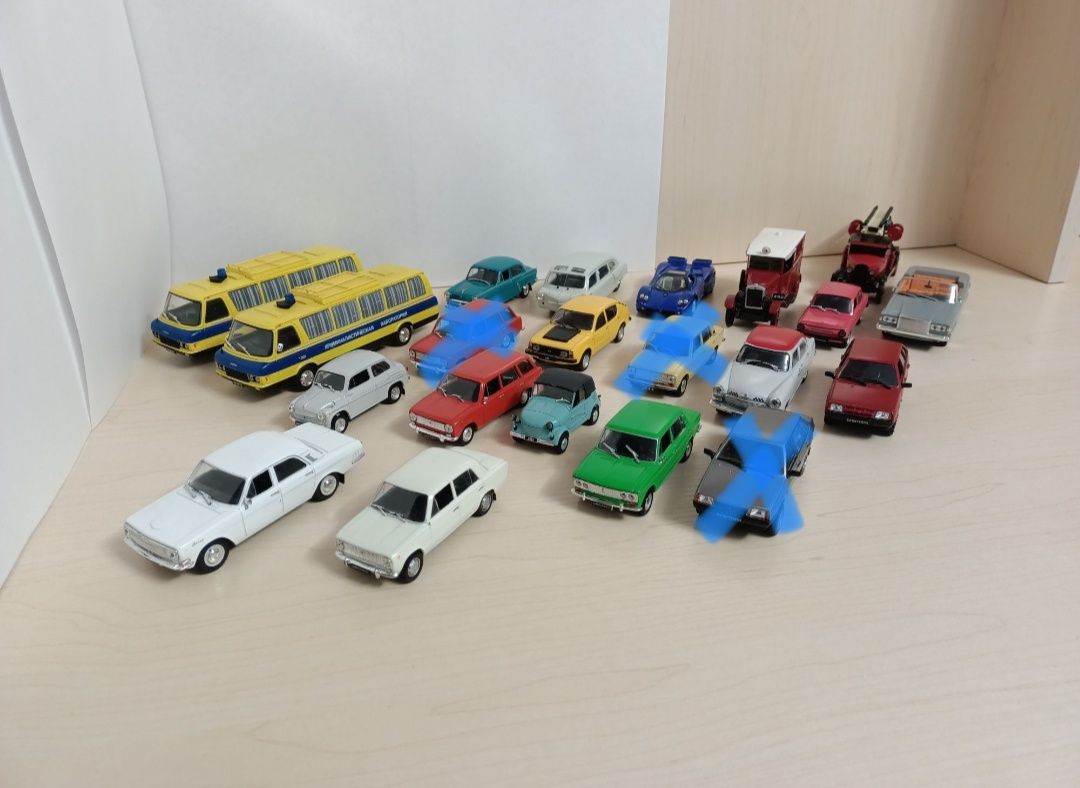 Машинки колекційні 1/43 автолегенди ссср наш автопром DeAgostini СРСР