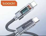 KABEL 2M USB-C type C  66W+miernik wyswietlacz