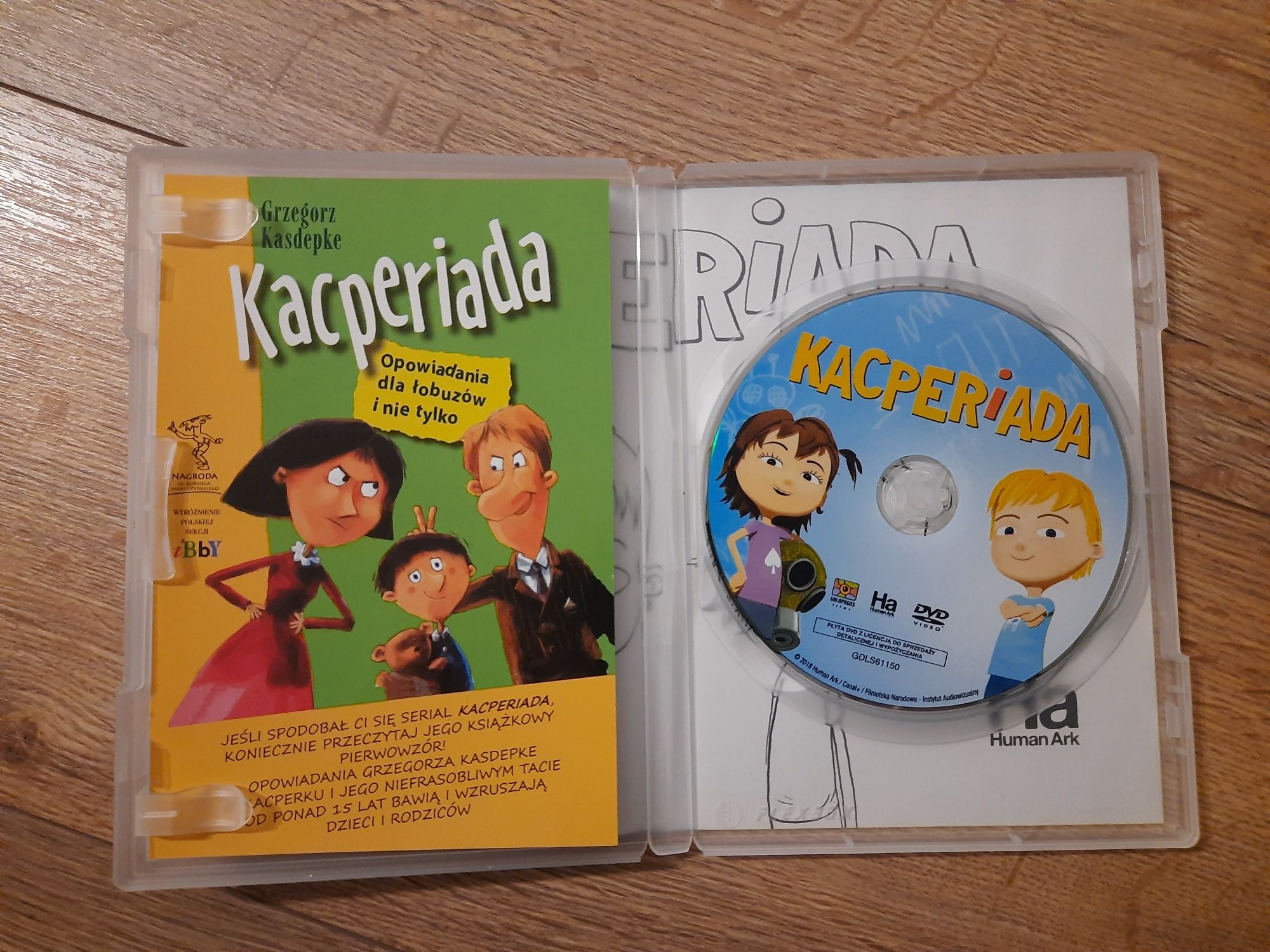 DVD z bajką Kacperiada