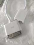 Kabel żeński - męski do Delock USB-A Apple 30 Pin Biały