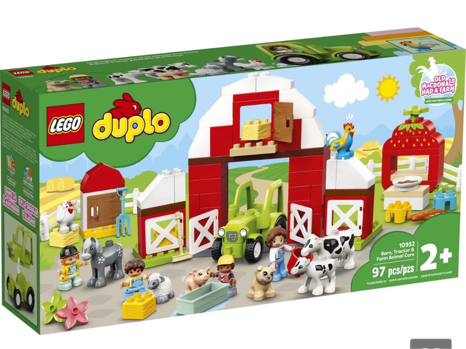 LEGO Duplo 10952 Stodoła, traktor i zwierzęta gospodarskie