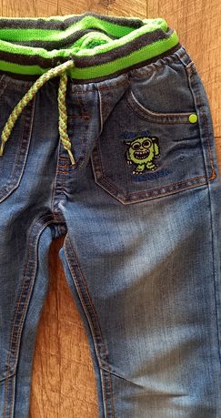 Spodnie chłopięce jeansowe r.122