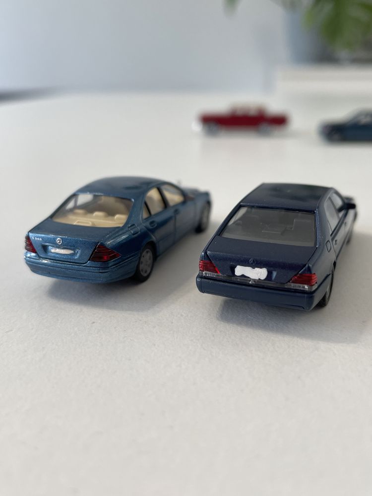 Zestaw 4 modele Mercedes w skali 1:87 firmy Herpa i Wiking 1/87 miniH0