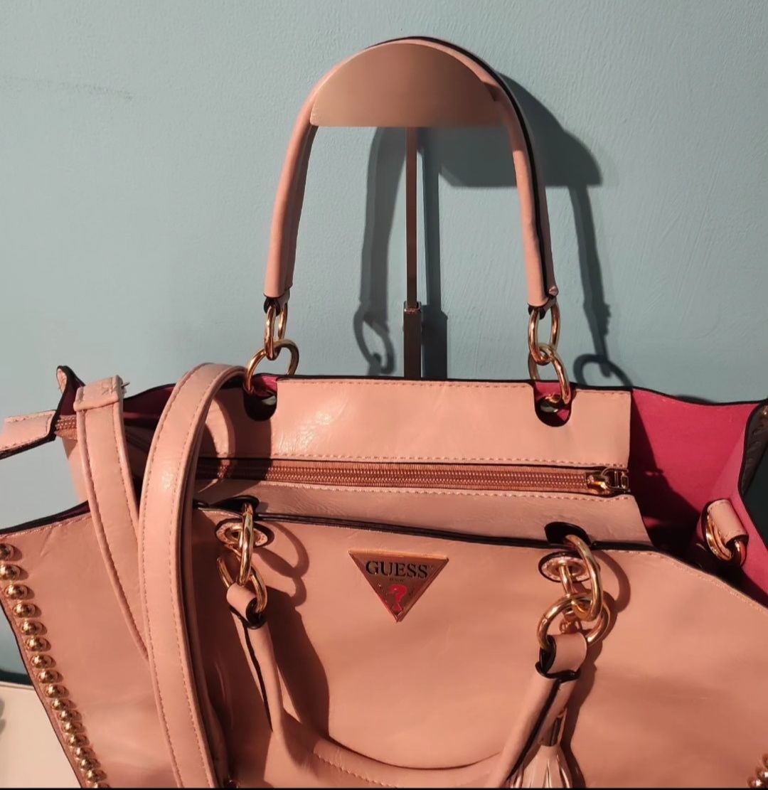 Mala dupla rosa bronze (portes incluídos)