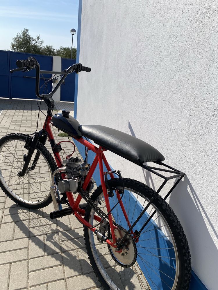 Bicicleta motorizada 100cc COMO NOVA