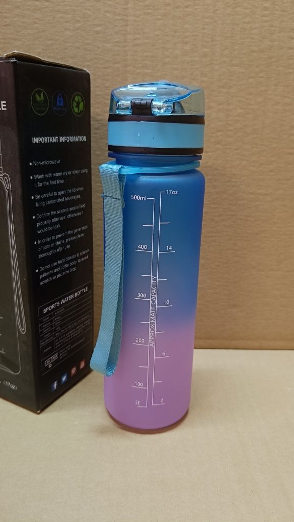 Butelka na wodę, 500ml motywacyjna