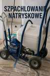 Szpachlowanie natryskowe, gładzie, malowanie