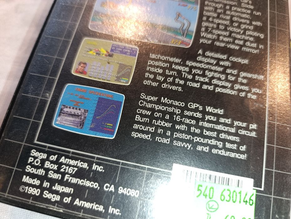Super Monaco GP Sega Genesis sklep kioskzgrami