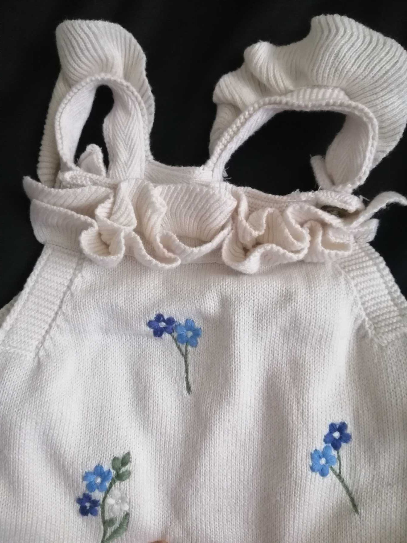 Ползунки свитер для новорождённой девочки