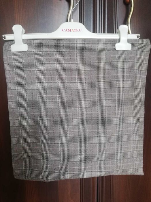 Poszewka na poduszkę kratka krata kraciasta jesień bawełna halloween