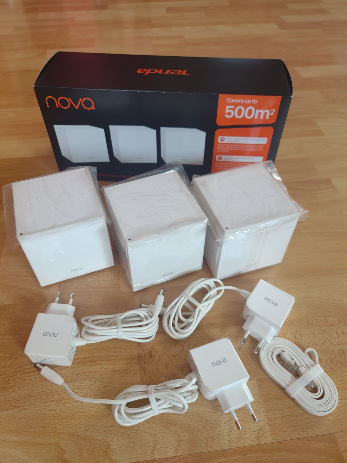 Wifi Mesh system Tenda Nova MW12 3-pack AC2100 3-band zestaw routerów