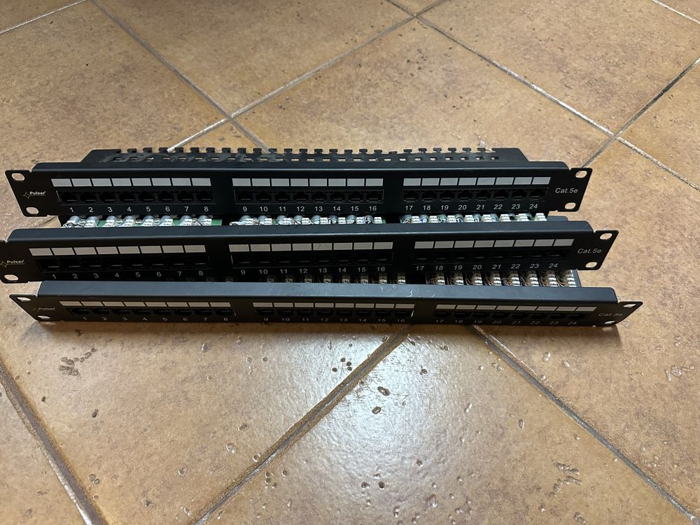 Patchpanel 5e 3 sztuki pulsar
