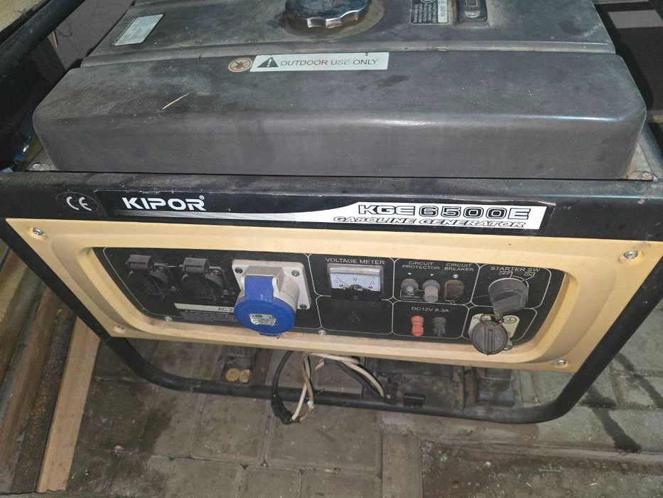 KIPOR KGE6500E бензиновый генератор на запчасти \ под ремонт