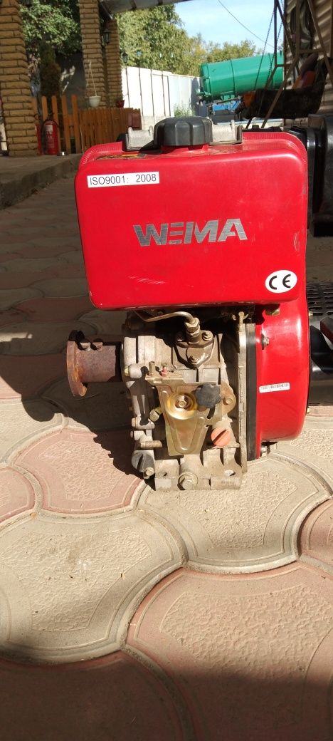 Двигатель--редуктор Weima 9.5 л.с Дизель электростартер 12 Вольт