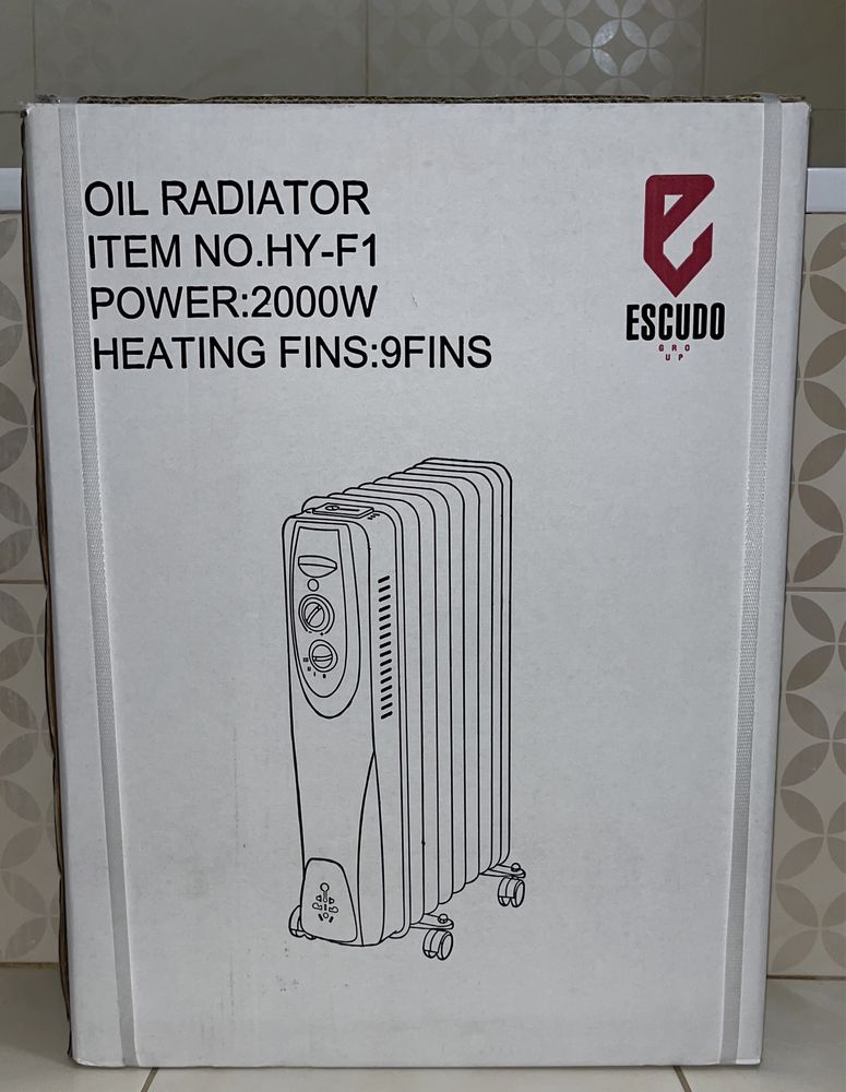 Масляний обігрівач новий ESCUDO oil radiator