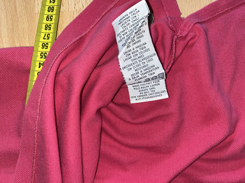 Koszulka polo Ralph Lauren różowa oryginalna