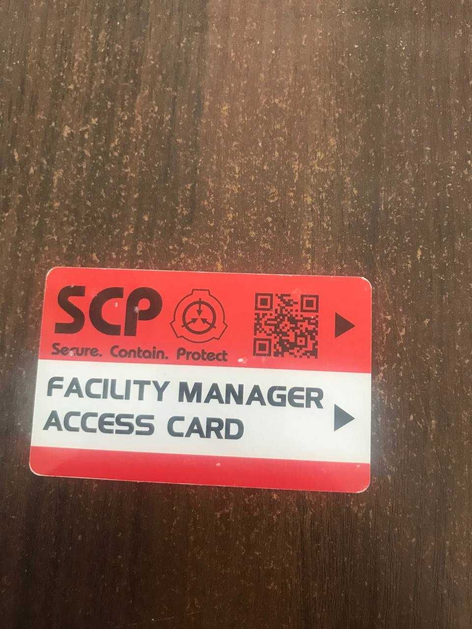 Ключ-карта “Manager Keycard” (SCP: SL)
