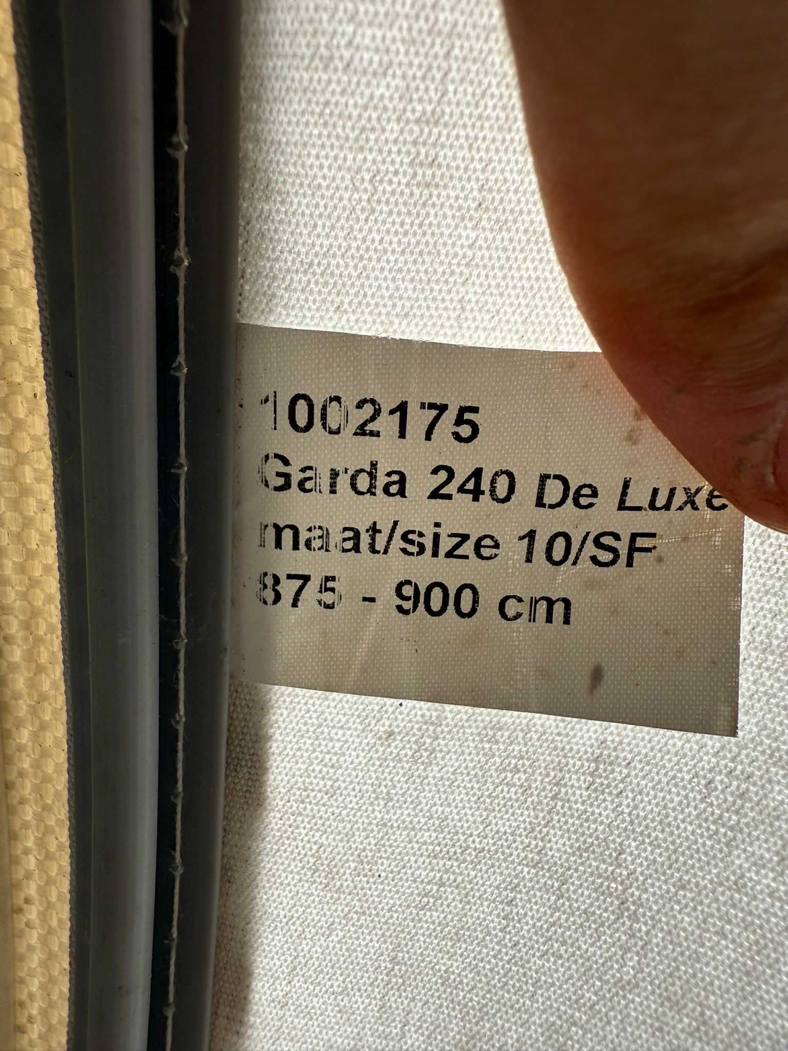 Przedsionek NAMIOT kempingu 875/900 ROZ.10 DOREMA przystawka anex