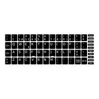 Autocolantes Teclado PT (Vinil Alta Qualidade) 13x13mm