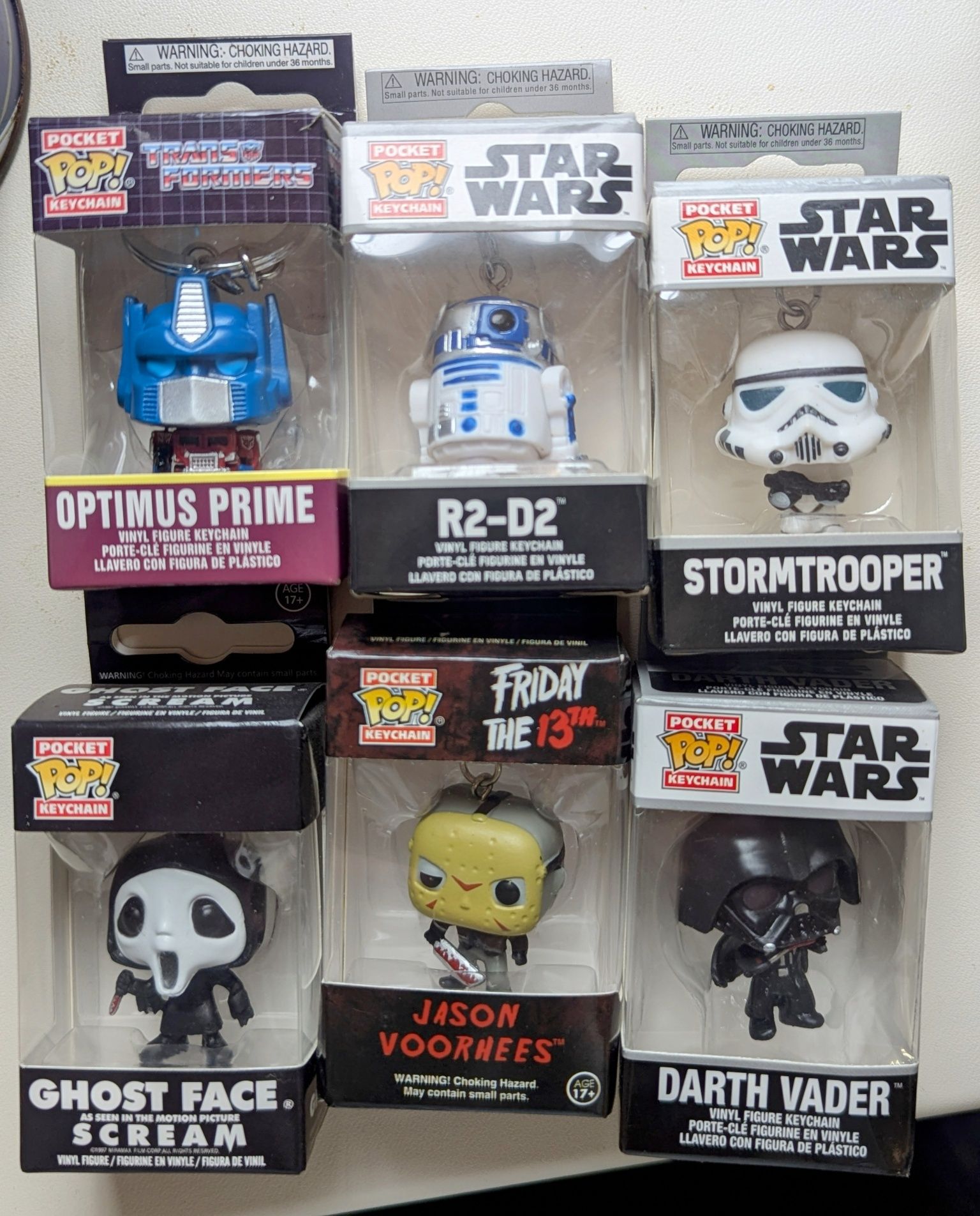 POP,брелки Star wars,South park,Optimus prime,Ghost face,Sonic,Walking