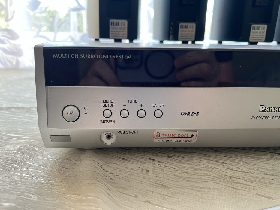 Panasonic SA-HR45 + głośniki ELAC Cinema 05 ESP