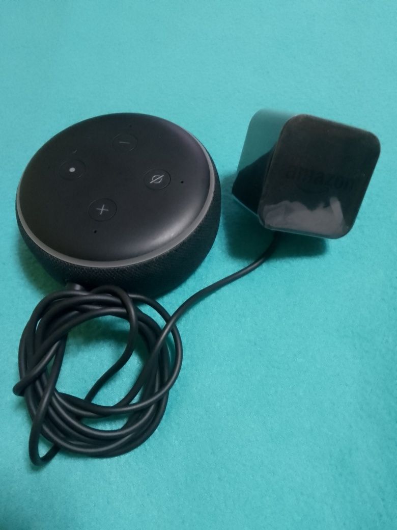 Inteligentny głośniNowy Amazon Echo Dot 3. generacji z Alexą - tkanina