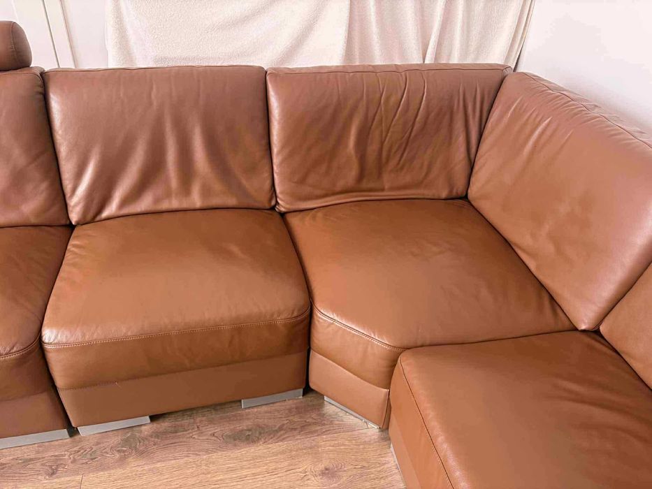 Skórzana sofa modułowa