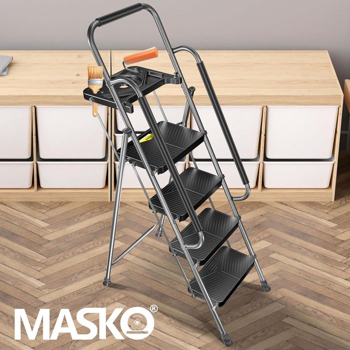 Drabina aluminiowa MASKO 4-stopniowa