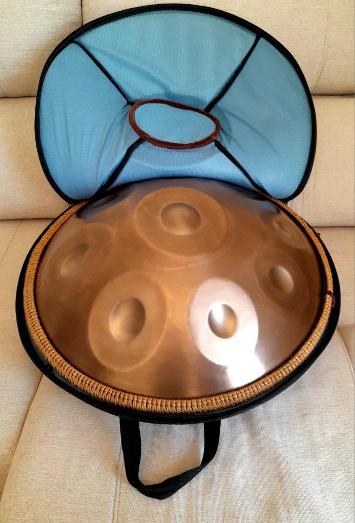 HANDPAN Drum 9 notas dourado
