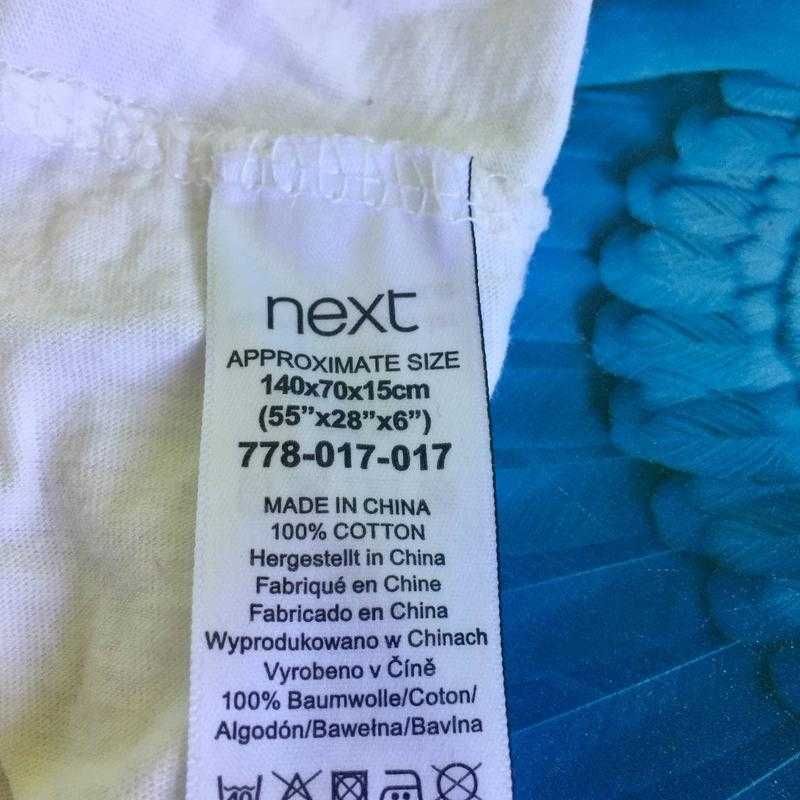 Натяжна простиня NEXT; постіль СРСР; плед Mothercare