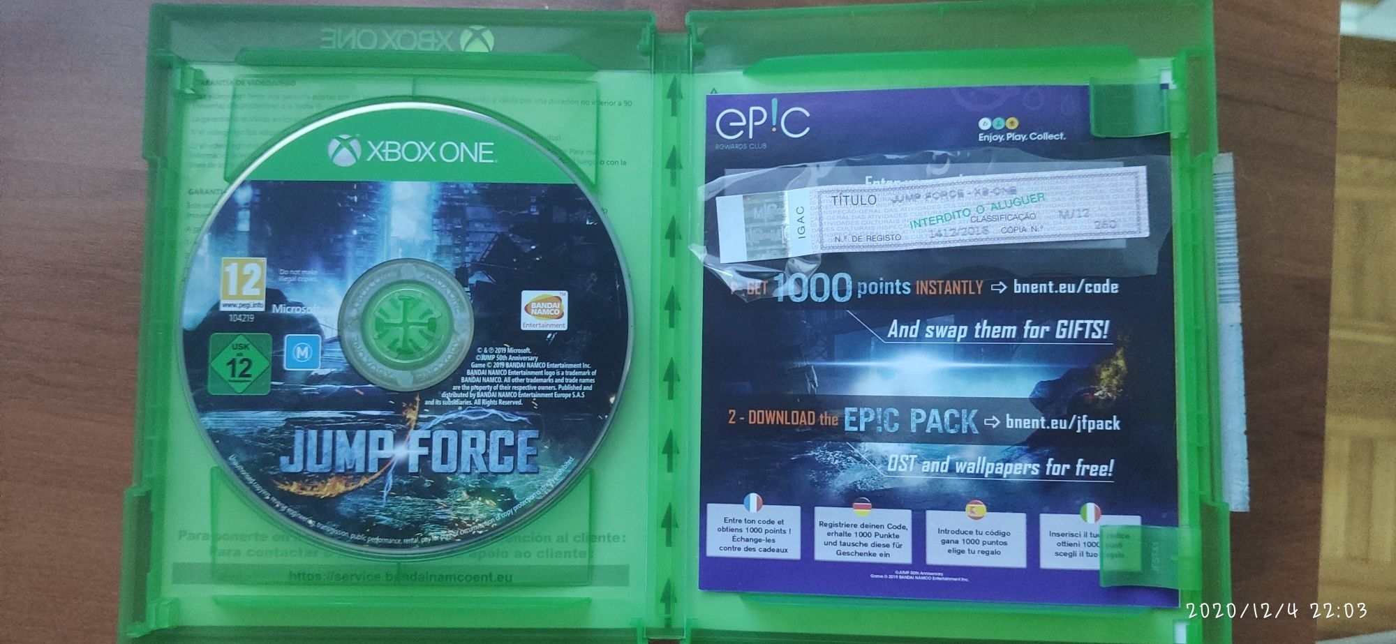 Jump force Xbox One