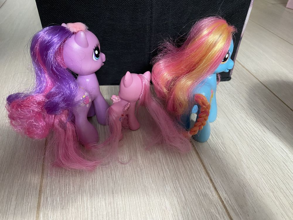 My little Pony Hasbro, голубая Пони сиреневая, Пинки Пай