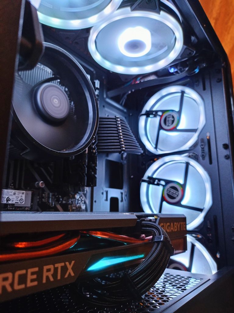 Komputer Rtx 3060Ti/R5 2600X/16Gb ram/1Tb m2/ *RGB*