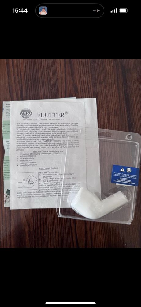 Flutter inhalator