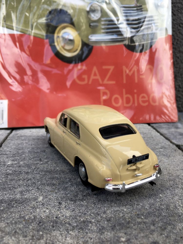Kolekcjonerski GAZ M20 Pobieda-auta PRL,model,autka,kolekcja,zabytek