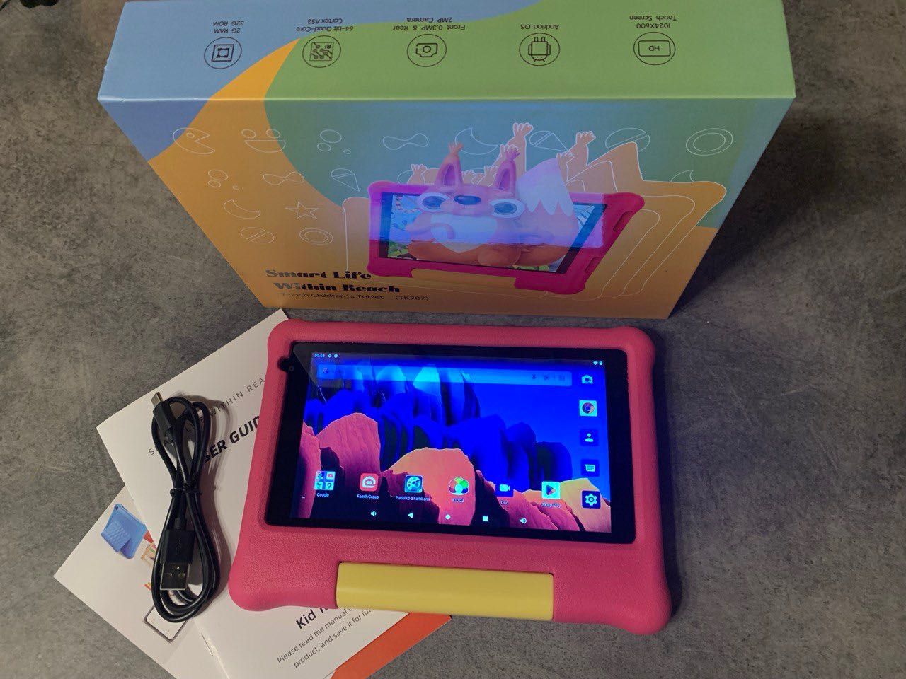 Powystawowy TABLET TK-706 Kids 32GB dla dzieci