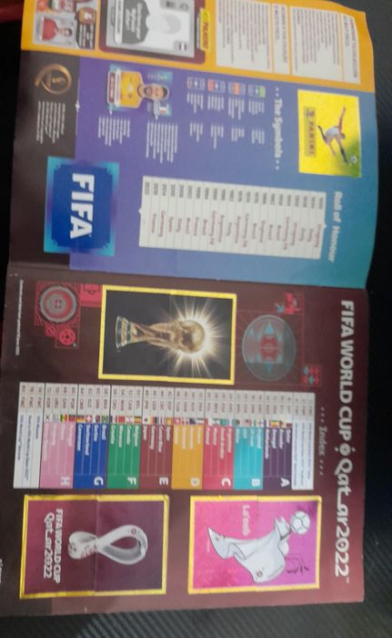 Caderneta da copa do mundo 2022