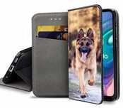 Etui zamykane na telefon Owczarek ze zdjęciem Twojego Pupila Samsung